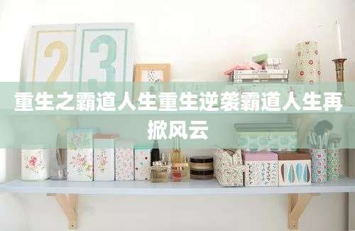 重生之霸道人生重生逆袭霸道人生再掀风云