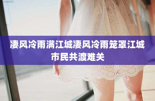 凄风冷雨满江城凄风冷雨笼罩江城市民共渡难关
