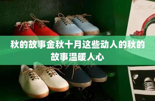 秋的故事金秋十月这些动人的秋的故事温暖人心