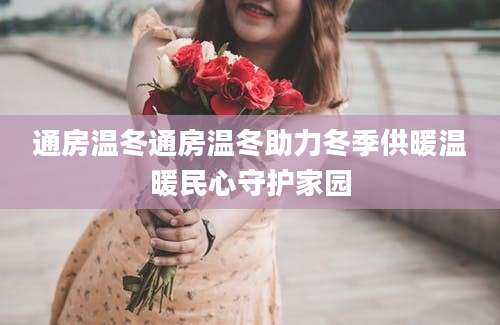 通房温冬通房温冬助力冬季供暖温暖民心守护家园