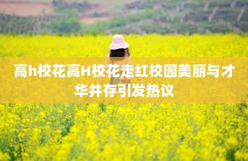 高h校花高H校花走红校园美丽与才华并存引发热议