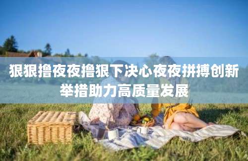 狠狠撸夜夜撸狠下决心夜夜拼搏创新举措助力高质量发展