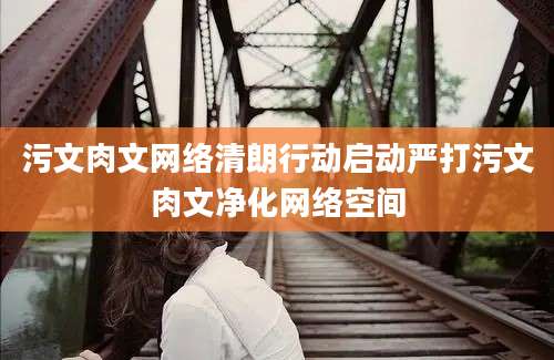 污文肉文网络清朗行动启动严打污文肉文净化网络空间