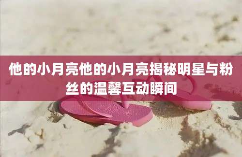 他的小月亮他的小月亮揭秘明星与粉丝的温馨互动瞬间