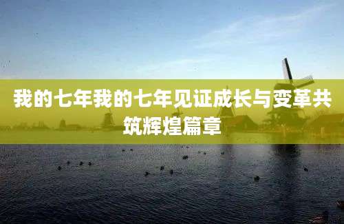 我的七年我的七年见证成长与变革共筑辉煌篇章