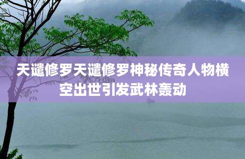 天谴修罗天谴修罗神秘传奇人物横空出世引发武林轰动