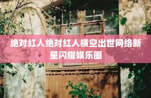 绝对红人绝对红人横空出世网络新星闪耀娱乐圈