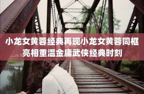 小龙女黄蓉经典再现小龙女黄蓉同框亮相重温金庸武侠经典时刻