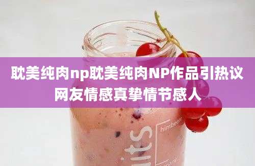 耽美纯肉np耽美纯肉NP作品引热议网友情感真挚情节感人