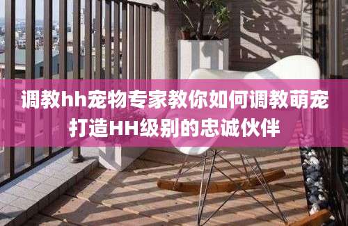 调教hh宠物专家教你如何调教萌宠打造HH级别的忠诚伙伴