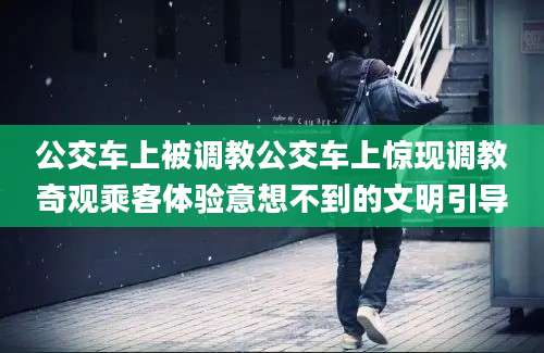公交车上被调教公交车上惊现调教奇观乘客体验意想不到的文明引导