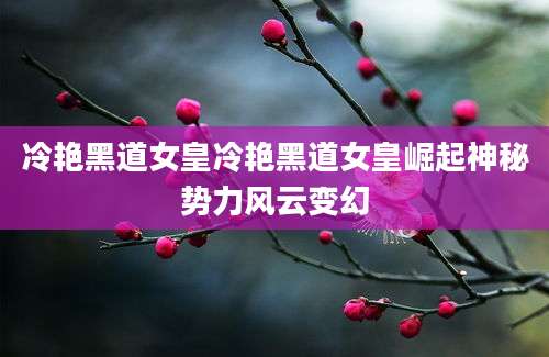 冷艳黑道女皇冷艳黑道女皇崛起神秘势力风云变幻