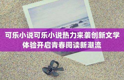 可乐小说可乐小说热力来袭创新文学体验开启青春阅读新潮流