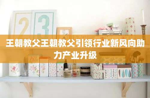 王朝教父王朝教父引领行业新风向助力产业升级