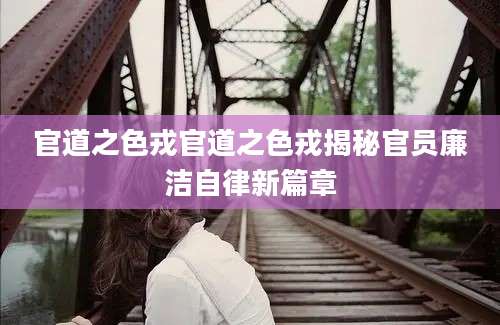 官道之色戎官道之色戎揭秘官员廉洁自律新篇章