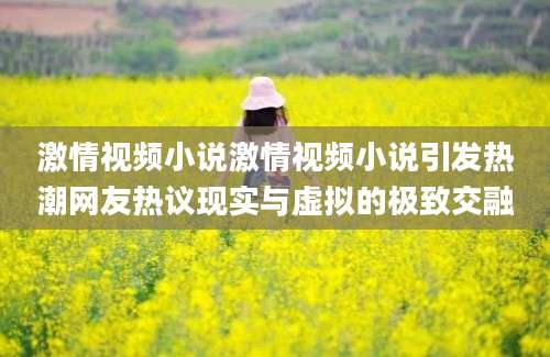 激情视频小说激情视频小说引发热潮网友热议现实与虚拟的极致交融