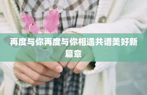 再度与你再度与你相遇共谱美好新篇章