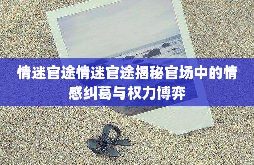 情迷官途情迷官途揭秘官场中的情感纠葛与权力博弈