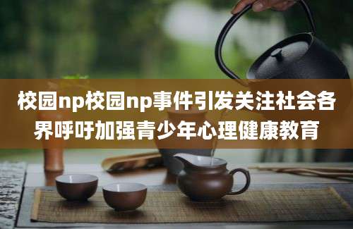 校园np校园np事件引发关注社会各界呼吁加强青少年心理健康教育