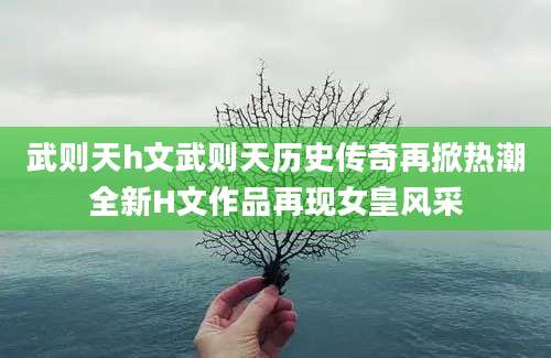 武则天h文武则天历史传奇再掀热潮全新H文作品再现女皇风采