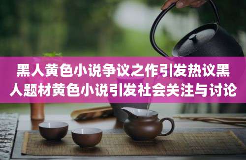 黑人黄色小说争议之作引发热议黑人题材黄色小说引发社会关注与讨论