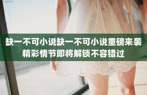 缺一不可小说缺一不可小说重磅来袭精彩情节即将解锁不容错过