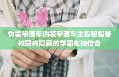 伪装学渣车伪装学渣车主揭秘揭秘校园内隐藏的学霸车技传奇