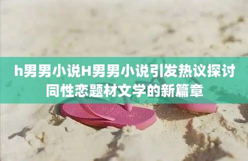 h男男小说H男男小说引发热议探讨同性恋题材文学的新篇章