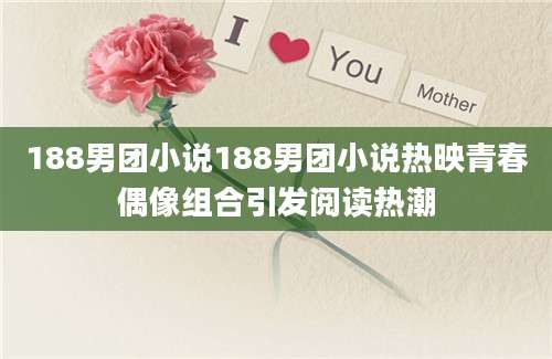 188男团小说188男团小说热映青春偶像组合引发阅读热潮