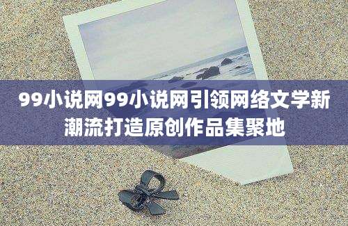 99小说网99小说网引领网络文学新潮流打造原创作品集聚地