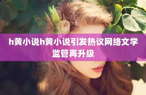 h黄小说h黄小说引发热议网络文学监管再升级