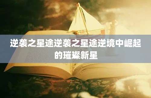 逆袭之星途逆袭之星途逆境中崛起的璀璨新星