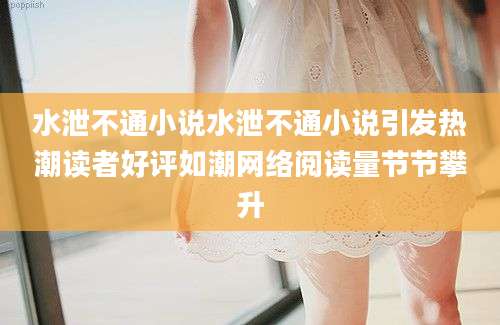 水泄不通小说水泄不通小说引发热潮读者好评如潮网络阅读量节节攀升