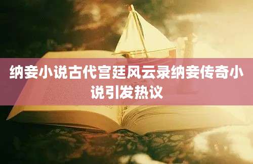 纳妾小说古代宫廷风云录纳妾传奇小说引发热议