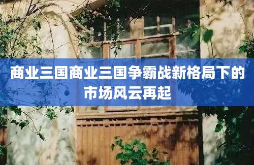 商业三国商业三国争霸战新格局下的市场风云再起