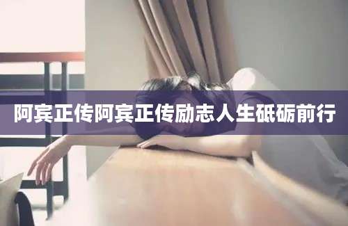 阿宾正传阿宾正传励志人生砥砺前行