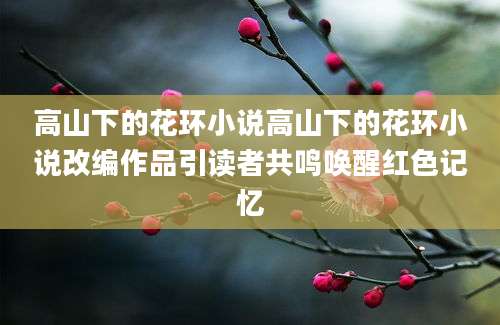 高山下的花环小说高山下的花环小说改编作品引读者共鸣唤醒红色记忆