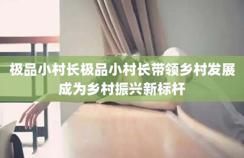 极品小村长极品小村长带领乡村发展成为乡村振兴新标杆