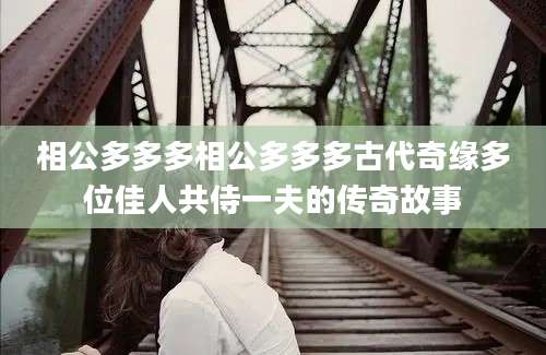 相公多多多相公多多多古代奇缘多位佳人共侍一夫的传奇故事