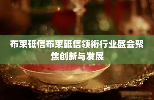 布束砥信布束砥信领衔行业盛会聚焦创新与发展
