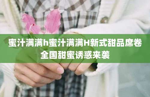 蜜汁满满h蜜汁满满H新式甜品席卷全国甜蜜诱惑来袭