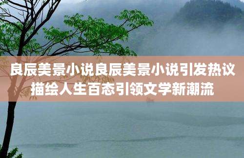 良辰美景小说良辰美景小说引发热议描绘人生百态引领文学新潮流