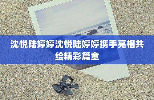 沈悦陆婷婷沈悦陆婷婷携手亮相共绘精彩篇章