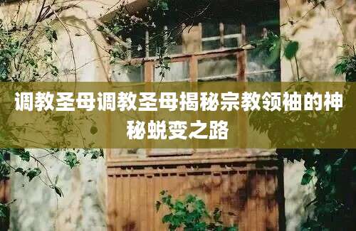 调教圣母调教圣母揭秘宗教领袖的神秘蜕变之路