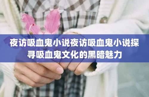 夜访吸血鬼小说夜访吸血鬼小说探寻吸血鬼文化的黑暗魅力