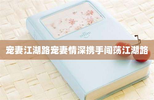 宠妻江湖路宠妻情深携手闯荡江湖路