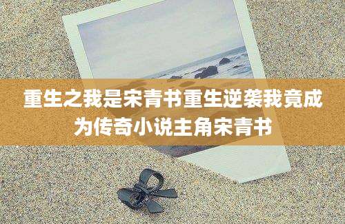 重生之我是宋青书重生逆袭我竟成为传奇小说主角宋青书