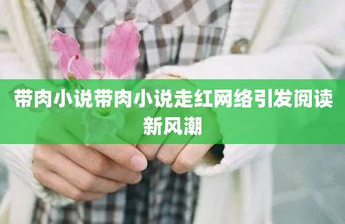 带肉小说带肉小说走红网络引发阅读新风潮