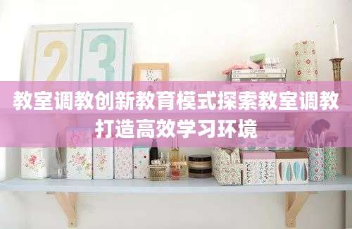 教室调教创新教育模式探索教室调教打造高效学习环境