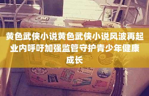 黄色武侠小说黄色武侠小说风波再起业内呼吁加强监管守护青少年健康成长